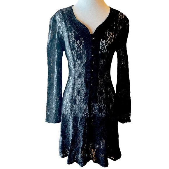 All that Jazz Dresses Vintage 9s All That Jazz Black Lace Dress